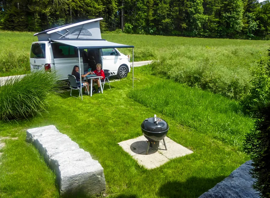 Camping auf dem Vogelhof in Neudorf